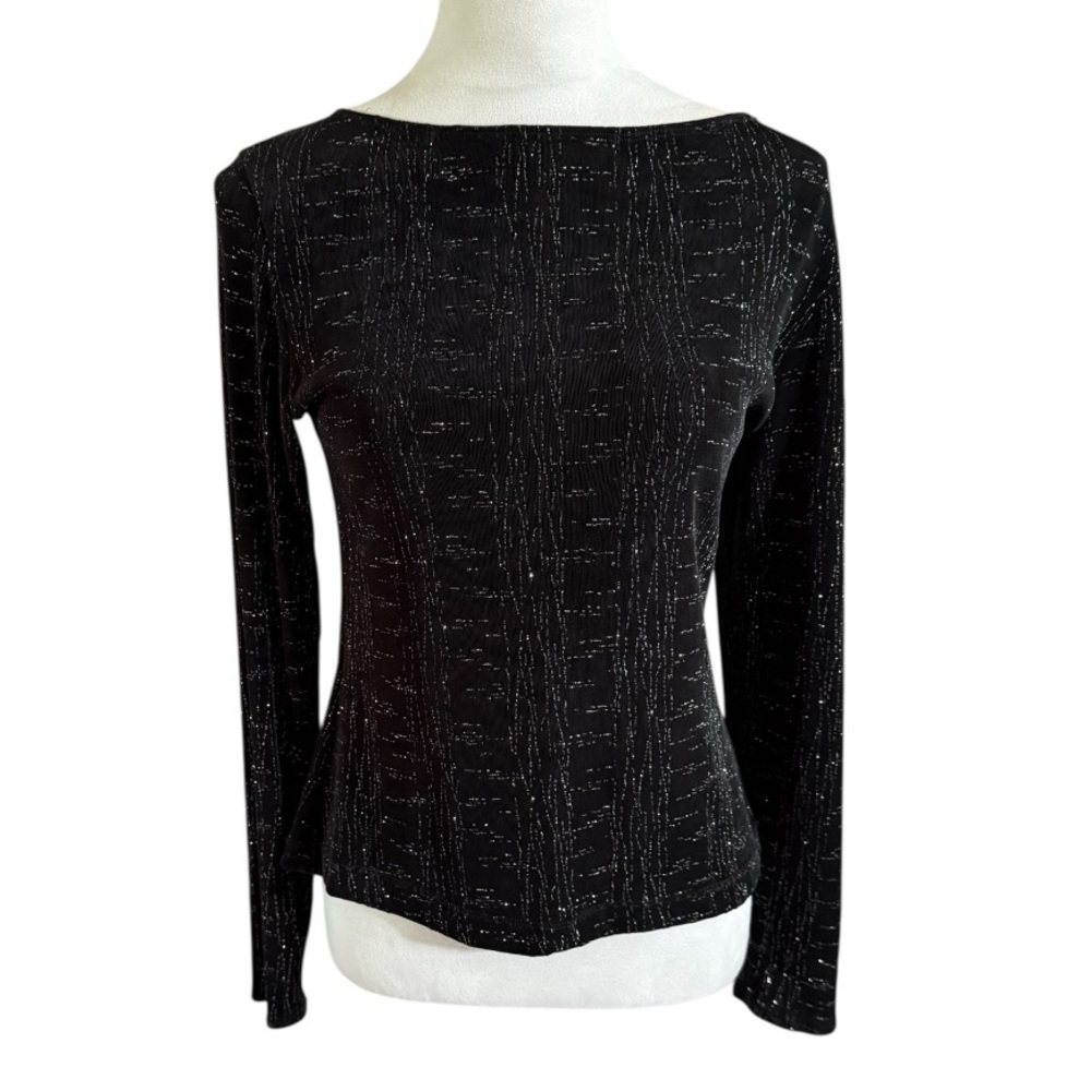 Victoria’s Secret Elegant Black Long Sleeve Top